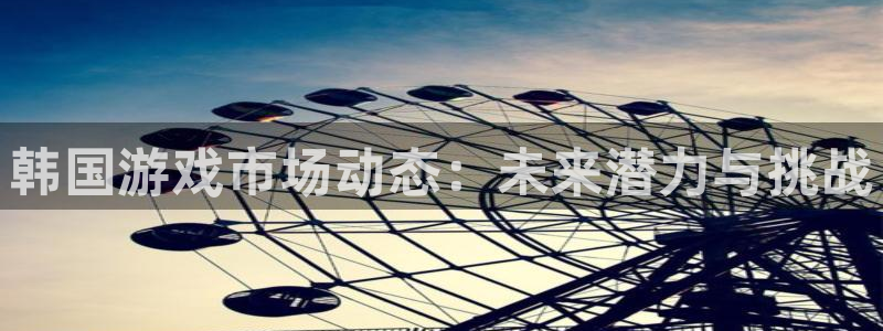 杜邦娱乐网址官网：韩国游戏市场动态：未来潜力与挑战